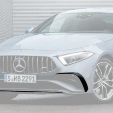 Карбоновые накладки переднего бампера Mercedes CLS AMG 2024+